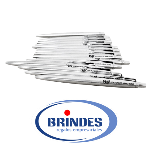 Boligrafo parker plateado